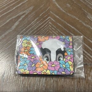 Loungefly Flower Wallet with Cartoon Design